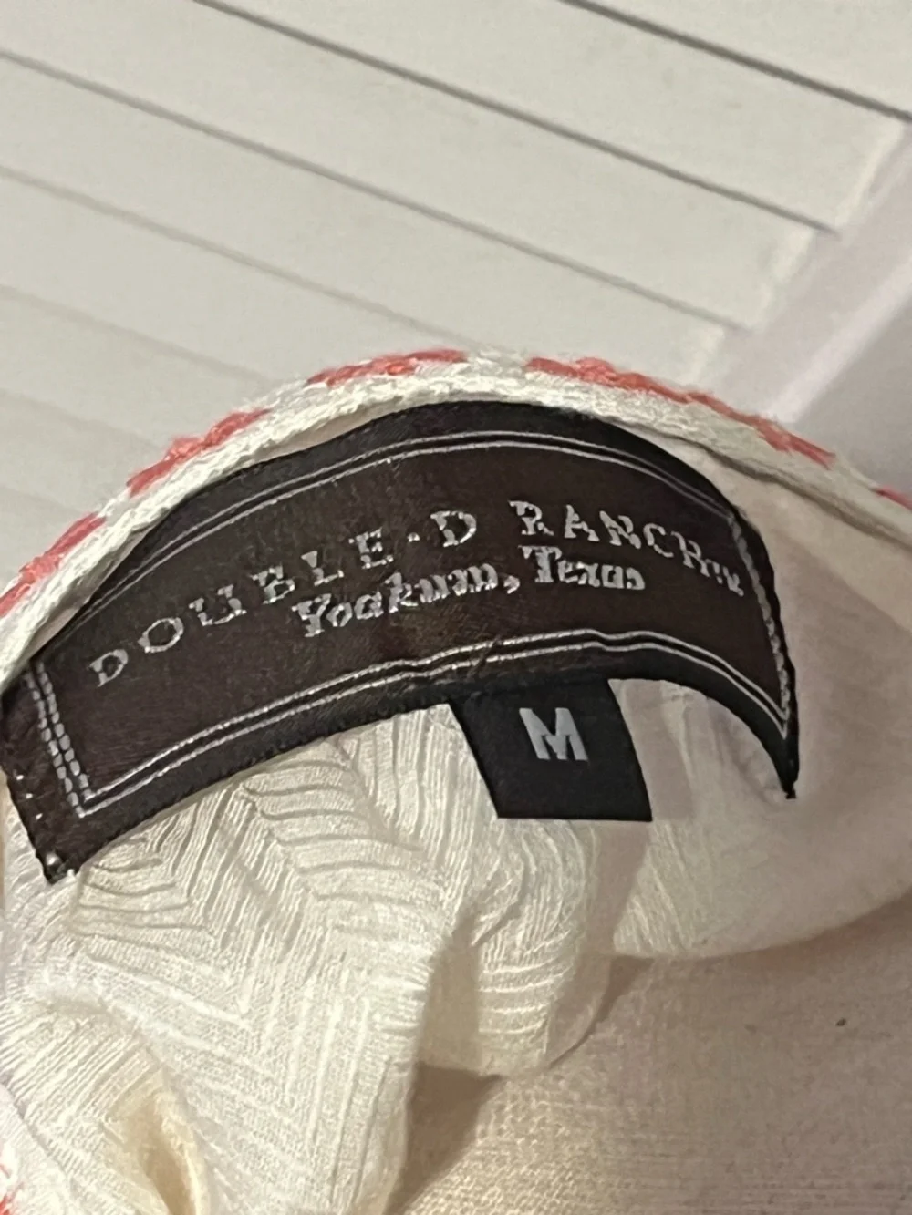 Double D Ranch Ivory Embroidered Button-Front Blouse - Picture 5 of 5